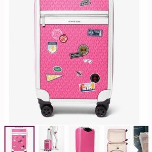 Michael Kors Vibrant Pink Carry-On Luggage